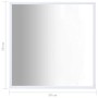 Weißer Spiegel 50x50 cm von vidaXL, Spiegel - Ref: Foro24-322717, Preis: 35,54 €, Rabatt: %