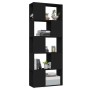 Black plywood separator bookcase 60x24x155 cm by vidaXL, Bookcases and shelves - Ref: Foro24-809090, Price: 55,24 €, Discount: %