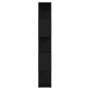 Black plywood separator bookcase 60x24x155 cm by vidaXL, Bookcases and shelves - Ref: Foro24-809090, Price: 55,24 €, Discount: %