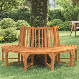 Banco de árbol semicircular madera maciza eucalipto Ø208 cm de vidaXL, Bancos de jardín - Ref: Foro24-362156, Precio: 290,73 ...