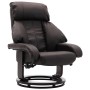 Sillón reclinable para TV con reposapiés cuero sintético marrón de vidaXL, Sillones - Ref: Foro24-248675, Precio: 228,01 €, D...