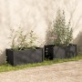 Planters 2 pcs solid gray pine wood 100x50x50 cm by vidaXL, Pots and planters - Ref: Foro24-810729, Price: 167,57 €, Discount: %