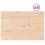 Rectangular table board, set of 3, made of pine wood, 80x53x1.7 cm by vidaXL, Table tops - Ref: Foro24-847420, Price: 71,06 €...