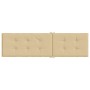 Kissen für Sonnenliege beige melange Stoff (75+105)x50x3 cm von vidaXL, Kissen für Stühle und Sofas - Ref: Foro24-4002490, Pr...