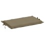 Kissen für Sonnenliege grau taupe melange Stoff 186x58x3 cm von vidaXL, Kissen für Stühle und Sofas - Ref: Foro24-4002484, Pr...