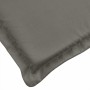 Sonnenliegekissen aus dunkelgrauem meliertem Stoff 200x50x4 cm von vidaXL, Kissen für Stühle und Sofas - Ref: Foro24-4002499,...