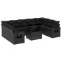 Set Gartensofas 10 Stück Kissen synthetisches Rattan schwarz von vidaXL, Gartensets - Ref: Foro24-3268105, Preis: 657,43 €, R...