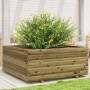 Jardinera madera de pino impregnada 110x110x49,5 cm de vidaXL, Maceteros y jardineras - Ref: Foro24-3282548, Precio: 258,73 €...