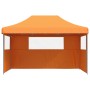 Pop Up faltbares Partyzelt 3 Seitenwände orange von vidaXL, Zelte und Pavillons - Ref: Foro24-4004969, Preis: 180,99 €, Rabat...