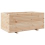 Jardinera madera maciza de pino 110x60x49,5 cm de vidaXL, Maceteros y jardineras - Ref: Foro24-3282569, Precio: 182,35 €, Des...