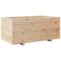 Jardinera madera maciza de pino 110x60x49,5 cm de vidaXL, Maceteros y jardineras - Ref: Foro24-3282569, Precio: 182,35 €, Des...