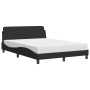 Bett mit schwarzer Samtmatratze 120x200 cm von vidaXL, Betten und Lattenroste - Ref: Foro24-3208373, Preis: 354,06 €, Rabatt: %