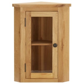 Wall mounted corner cabinet oak wood 45x28x60 cm by vidaXL, Lockers and storage cabinets - Ref: Foro24-289203, Price: 104,99 ...