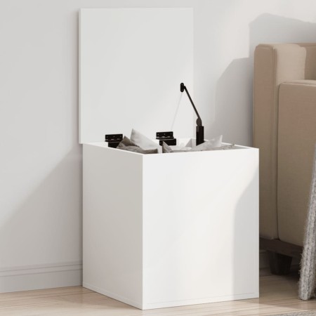 Engineered wood storage box in white, 40x42x46 cm by vidaXL, Storage trunks - Ref: Foro24-840646, Price: 50,74 €, Discount: %