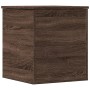 Wooden storage box, engineered oak, brown, 40x42x46 cm by vidaXL, Storage trunks - Ref: Foro24-840652, Price: 49,51 €, Discou...