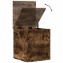 Smoked oak engineered wood storage box 40x42x46 cm by vidaXL, Storage trunks - Ref: Foro24-840650, Price: 48,21 €, Discount: %