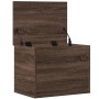 Wooden storage box, engineered oak, brown, 60x42x46 cm by vidaXL, Storage trunks - Ref: Foro24-840659, Price: 63,40 €, Discou...