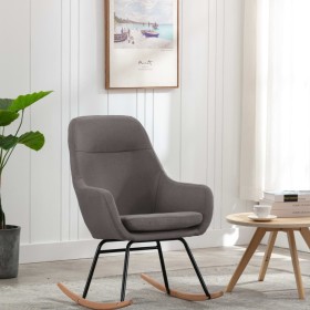 Light gray fabric rocking chair by vidaXL, Rocking chairs - Ref: Foro24-289537, Price: 99,99 €, Discount: %