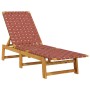 Lounge chairs with table, 2 units, solid red acacia wood. by vidaXL, Loungers - Ref: Foro24-3214217, Price: 247,24 €, Discoun...