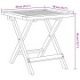 Folding garden chairs with table 2 units solid red wood by vidaXL, Garden chairs - Ref: Foro24-3214220, Price: 122,11 €, Disc...