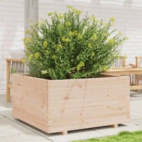 Solid pine wood planter 90x90x49.5 cm by vidaXL, Pots and planters - Ref: Foro24-3282534, Price: 194,37 €, Discount: %