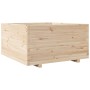 Jardinera madera maciza de pino 90x90x49,5 cm de vidaXL, Maceteros y jardineras - Ref: Foro24-3282534, Precio: 193,99 €, Desc...