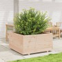 Jardinera madera maciza de pino 90x90x49,5 cm de vidaXL, Maceteros y jardineras - Ref: Foro24-3282534, Precio: 193,99 €, Desc...