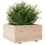 Jardinera madera maciza de pino 90x90x49,5 cm de vidaXL, Maceteros y jardineras - Ref: Foro24-3282534, Precio: 193,99 €, Desc...