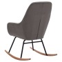 Silla mecedora de tela gris claro de vidaXL, Mecedoras - Ref: Foro24-289537, Precio: 111,59 €, Descuento: %