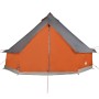 Family store tipi for 10 people, waterproof, gray and orange. by vidaXL, tents - Ref: Foro24-94596, Price: 226,46 €, Discount: %