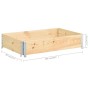 Solid pine wood pallet box collar 50x100 cm by vidaXL, Loading platforms and pallets - Ref: Foro24-310052, Price: 33,20 €, Di...