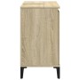 Armario de lavabo madera contrachapada roble Sonoma 58x33x60 cm de vidaXL, Tocadores de baño - Ref: Foro24-847408, Precio: 59...