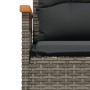 3-piece garden sofa set with gray synthetic rattan cushions by vidaXL, Garden sets - Ref: Foro24-368405, Price: 196,78 €, Dis...