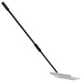 Black steel rake handle Ø3.5x127.5 cm by vidaXL, livestock feeding - Ref: Foro24-172482, Price: 16,19 €, Discount: %