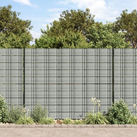 Privacy screens for garden, 10 units, PVC, gray stone, 252.5x19 cm by vidaXL, fence panels - Ref: Foro24-4005545, Price: 46,9...