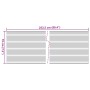 Privacy screens for garden, 10 units, PVC, gray stone, 252.5x19 cm by vidaXL, fence panels - Ref: Foro24-4005545, Price: 46,9...