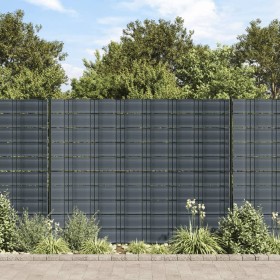 Garden privacy screens 10 units black PVC 252.5x19 cm by vidaXL, fence panels - Ref: Foro24-4005547, Price: 46,06 €, Discount: %