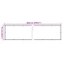 White PVC garden privacy screen 600x75 cm by vidaXL, fence panels - Ref: Foro24-4005399, Price: 25,92 €, Discount: %