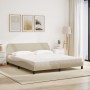 Cama con colchón de tela color crema 180x200 cm de vidaXL, Camas y somieres - Ref: Foro24-3208449, Precio: 416,22 €, Descuent...