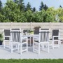 Gartenstuhl Kissen mit niedriger Rückenlehne 6 Stück Oxford anthrazit Stoff von vidaXL, Kissen für Stühle und Sofas - Ref: Fo...