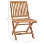 Gartenstühle 2 Stk. massives Teakholz mit schwarzen Kissen von vidaXL, Gartenstühle - Ref: Foro24-3062455, Preis: 174,35 €, R...