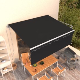 Toldo retráctil automático con persiana gris antracita 4,5x3 m de vidaXL, Toldos - Ref: Foro24-3069329, Precio: 414,99 €, Des...