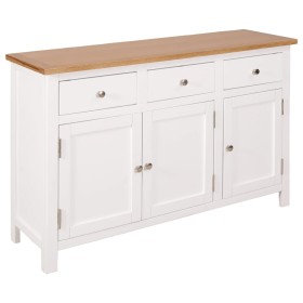 Solid oak wood sideboard 110x33.5x70 cm by vidaXL, Sideboards - Ref: Foro24-247122, Price: 314,99 €, Discount: %