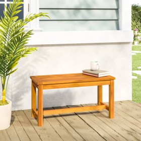 Banco de jardín madera maciza de acacia 80x35x45 cm de vidaXL, Bancos de jardín - Ref: Foro24-319418, Precio: 64,99 €, Descue...