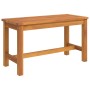 Banco de jardín madera maciza de acacia 80x35x45 cm de vidaXL, Bancos de jardín - Ref: Foro24-319418, Precio: 70,16 €, Descue...