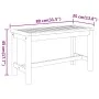Solid acacia wood garden bench 80x35x45 cm by vidaXL, garden benches - Ref: Foro24-319418, Price: 77,75 €, Discount: %