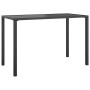 Dining table for garden in anthracite gray steel 110x54x70 cm by vidaXL, Garden tables - Ref: Foro24-364600, Price: 119,77 €,...