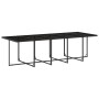 Set de comedor jardín 11 pzas con cojines ratán sintético negro de vidaXL, Conjuntos de jardín - Ref: Foro24-3211650, Precio:...