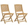 Folding garden chairs 2 pcs acacia wood 57x48.5x90 cm by vidaXL, Garden chairs - Ref: Foro24-365743, Price: 98,72 €, Discount: %