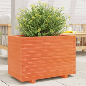 Solid wax brown pine wood planter 70x40x49.5 cm by vidaXL, Pots and planters - Ref: Foro24-3282551, Price: 142,99 €, Discount: %